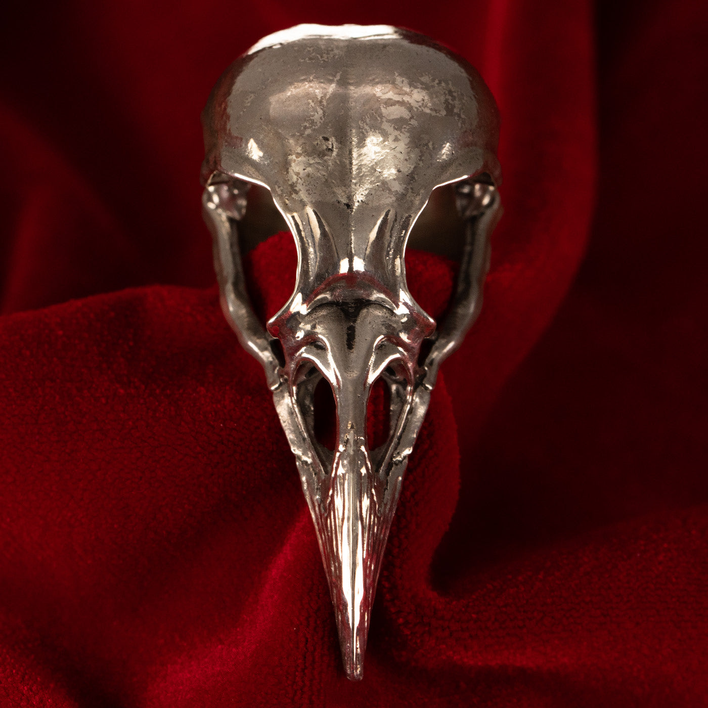 Crow Skull Ring
